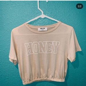 honey cropped t!!